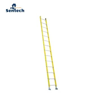 Fiberglass Insulated Ladder Straight Vertical Ladder with Adjustable Foot - Sentech (Ningbo) Technology & Development Co., Ltd - China