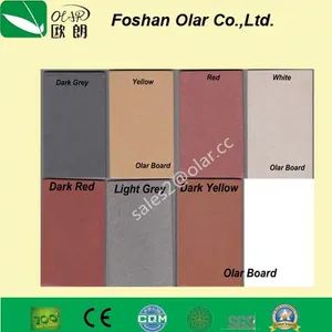 High Bending Strength Color Fiber Cement Board (building material) - Foshan Olar Co., Ltd. - China