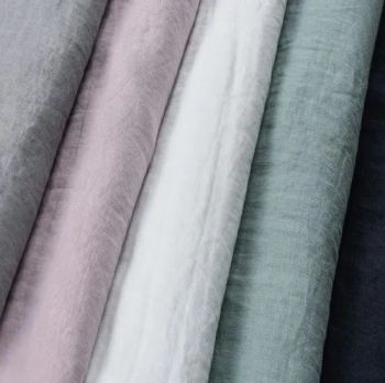 Linen Fabric Wholesale 100% Pure Linen Pinstripes Bedding Fabric Enzyme Washed Linen Fabric Linen Dyed Linen Fabric for Home - Qingdao Chifang Textile and Industry Co., Ltd. - China