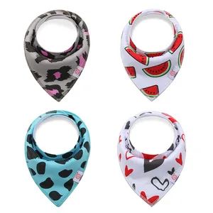 Amazon Hot Selling Nickel-Free Snaps Adjustable Baby Bandana Drool Bibs Set - Nanchang Vive Gifts Co., Ltd. - China