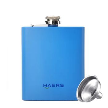 Classic Flask 8oz with Never Lose Cap Stainless Steel Hip Flask with Funnel - Zhejiang Haers Vacuum Containers Co., Ltd. - China