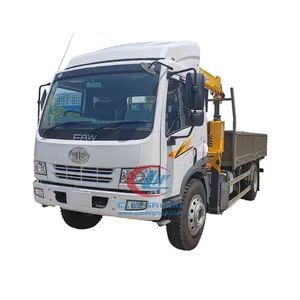FAW 4X2 6wheeler 4tons Mobile Hydraulic Overhead Lifting 5 Tons Telescopic Truck Crane for Sale - Chengli Automobile Sales Co., Ltd. - China