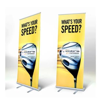 Outdoor Aluminum Roll up Banner Display Stand Pull up Aluminum Roll up Banner Stands Roll-up Stand for Advertising Display - Guangzhou Fortune Digital Technology Co., Ltd. - China