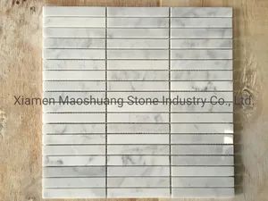 Linear Strips Marble Mosaic Tiles - Xiamen Maoshuang Stone Industry Co., Ltd. - China