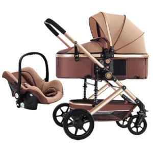 Lightweight Travel Baby Carriage Poussette 3 En 1 Folding Pushchairs Pram Baby Carriers Buggy Baby Stroller 3 in 1 for Newborn 0-36 Months Toddlers - HEBEI GREENSKY INDUSTRY GROUP CO., LTD - China