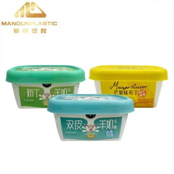 150ml 200g Custom Personalized Food Grade Iml Ice Cream Yogurt Packaging Box - Shantou Mandun Plastic Co., Ltd. - China