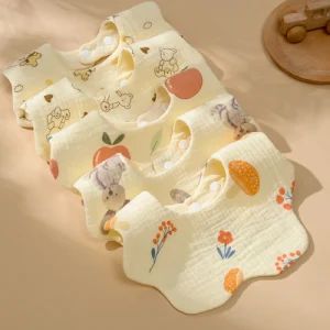 Organic Muslin Baby Bibs 100% Cotton Newborn Blank Bibs for Infants - Changzhou Sitan Imp. and Exp. Co., Ltd. - China