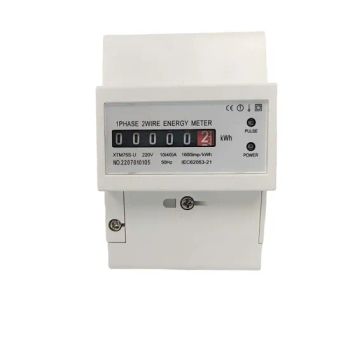 Single Phase DIN Rail Electric Power Watt Meter Color White Origin China Customize Yes Frequency 50Hz Display Digital Specification - Shengsu Electric Co., Ltd. - China