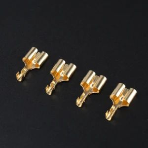 3.5 Double-Hole One Divides Into Two Bullet Type Terminal Blocks Brass Tin Plating Cylindrical Crimp Wiring Electric Terminals - Dongguan Jianchang Hardware Products Co., Ltd. - China