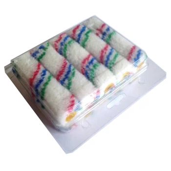 Red / Blue / Green Line 100mm Small Painting Roller Shape Long Color White Origin China Condition New Model NO. - SHENGZHOU KOKO BRUSH STEEL FILES TOOLS FACTORY - China