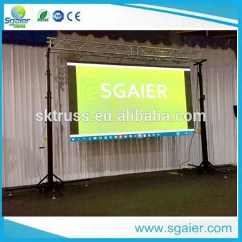 Hot Sale Aluminum Mobile Truss Light Stand Crank Stand Color Black Shape Square Service 24hours Trademark Sgaier Material - Guangdong Hengxin Metal Structure Co., Ltd. - China