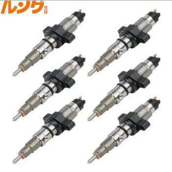 6-Pack 0445120238 0986435505 5263316 5263316nx Common Rail Injector for Dodge Cummins 5.9L Engine RAM 2500 3500 Pickup Trucks - RG MECHANICAL EQUIPMENT CO.LTD - China