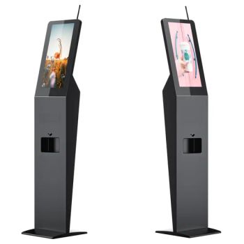 Hand Sanitizing Billboard Advertisers Automatic Soap Dispenser Alcohol Hand Sanitizer Stand LCD Advertising Players - Shenzhen P & Y Technology Co., Ltd. - China
