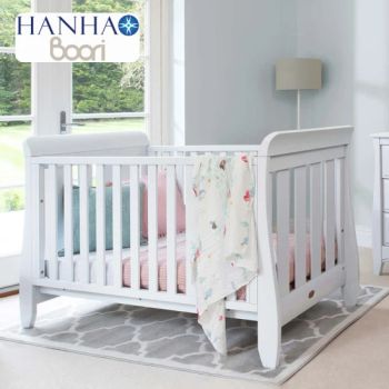 Boori En 716 Solid Wooden Kids Cribs 3 in 1 Multifunction Twin Size Baby Cot Bed Wood - Zhejiang Hanhao Industrial Co., Ltd. - China