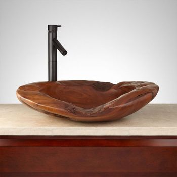Only Hand Wash Natural Wood Home Furniture, Size: 12x12 Size 12x12 Usage Sink Color Natural Feature Antiqe Fitting Material Wood And - Deva Enterprice Inc - India