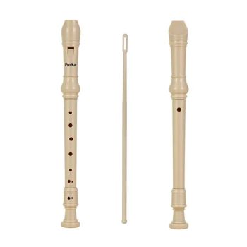Foska Kids Musical Recorder Flute for Fun Learning ODM Welcome OEM Welcome MOQ 1 Carton Material ABS Length 33.1cm Holes 8 - Anhui Sunshine Stationery Co., Ltd. - China