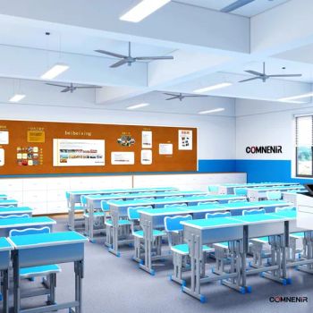 French-Style Lift-Top School Desks and Chairs Classroom Furniture for Home Office Student Tables - Hebei Comnenir Furniture Sales Co., Ltd. - China