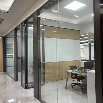 Modular Glass Partition Systems Frame Office Partition Wall Easy to Install for Office Division - Foshan Gumet Aluminum Co., Ltd. - China