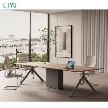 Liyu China Factory Manufacture MFC Conference Tables 8 10 14 Person Executive Office Boardroom Meeting Table - Foshan Liyu Furniture Co., Ltd. - China