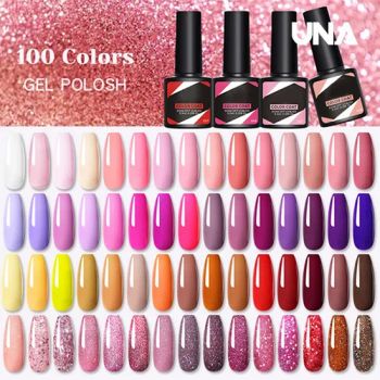 Wholesale New Manicure Soak off 100 Color 8.5ml Nail Polish Set Bling Gel Nail Polish Nails Sets Professional UV - Shantou Una Cosmetics Co., Ltd - China