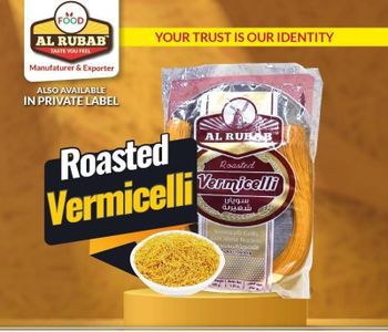 Roasted Vermicelli Flavor Sweet Shape U shape Shelf Life 3 yeas Brand Name Al Rubab Color Without Color Processing Method Roasted - Al Rubab Foods - United Arab Emirates