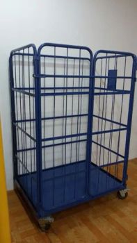 Warehouse Wire Mesh Container Storage Cage, Storage Cage for Sale - Suzhou Shunhong Metallic Products Co., Ltd. - China