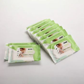 Biodegradable Wholesale Organic Antibacterial Baby Wipes Baby Wet Wipes Soft Cotton RO Water Nourish Aloe Vera Vitamin E Functional Wet Tissue - Hangzhou Special Nonwovens Co., Ltd. - China