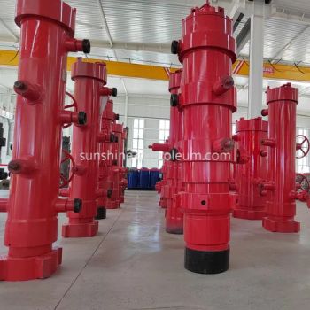 API Cement Head Double Plug Cementing Tools Complete Assembly Integral - Hebei Sunshine Petroleum Machinery Co., Ltd - China