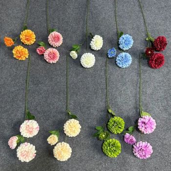 Simulation 3 Heads of Fragrant Flowers Artificial Flowers - Yiwu Billion Import & Export Co., Ltd - China