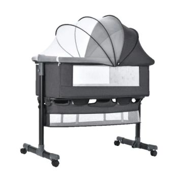 Easy Installation Portable Baby Furniture Crib with Plastic Rotating Wheels - Hubei Yuxin Children's Products Co., Ltd. - China