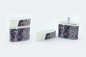 100 Ml Square Perfume Glass Bottle Leather Decoration - Wuxi Box Imp & Exp Co., Ltd. - China