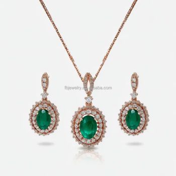 Fine Jewelry Set for Women Vintage Style Earrings and Necklace with for Gift - YU JING JEWELRY CO., LTD. - China