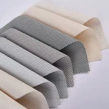 Sunscreen Fabric Material Roller Blinds Fabric Screen Weather Proof Water Proof Fire Flame Retardant Outdoor Solar Shade - Wujiang Xianglu Textile Co., Ltd. - China