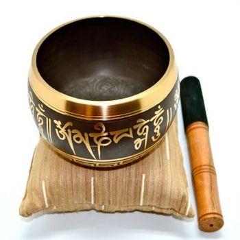 Brass Singing Bowls Secondary Use Music Primary Use Meditation Additional Use Relaxation Engraving Eight Signs Of - Craft House - India