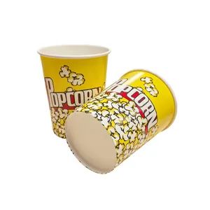 Custom Printed Popcorn Buckets Disposable Popcorn Paper Cups Origin China Colour Custom Model NO. AP1402 Size 32oz - 150oz - Anhui Imp. & Exp. Co., Ltd. - China