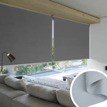 0.38mm Roller Window Shades Blackout Blinds PVC Fiberglass Curtain Fabric Production Cycle 35-40 Days Pattern Plain Type Window Curtain Fabric - HAINING UNEED INDUSTRIAL MATERIAL CO., LTD. - China