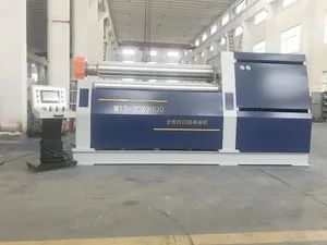 CNC Sheet Metal Rolling Machine with Hydraulic Bending Rolls for Plate Forming Electrical Power Erection - Nantong Weihua Import & Export Co., Ltd - China