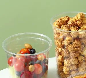 Factory Custom 12oz 16oz Pet RPET Transparent Salad Bowl - Dongyang Kaida Plastics Co., Ltd - China