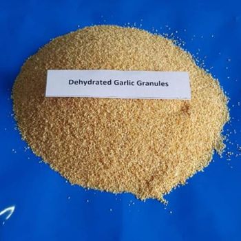 Dehydrated Garlic Granules Type Granules Material Garlic Grade A and B Grade Max. Moisture (%) 6 Shelf Life 12 months Place of Origin India - VH Global Export - India