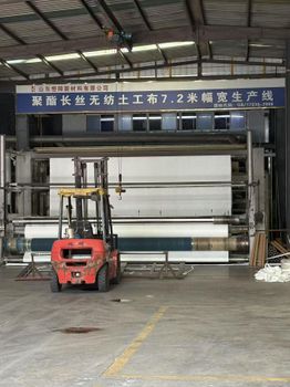 Polyester Filament Geotextile Permittivity 0.5 - 3.0 S⁻¹ Elongation At Break 30 - 80 % Mass Per Unit Area 100 - 800 - Shandong Hengyang New Materials Co., Ltd. - China