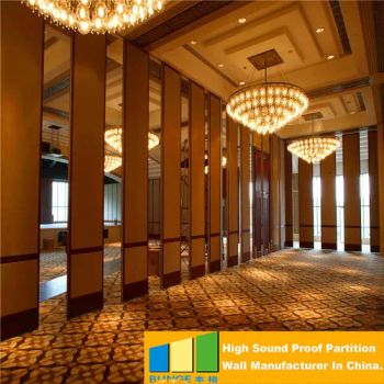 Folding Partitions Mobile Acoustic Wall Chinese Sliding Door Soundproof Panels for Office Hotel Conference Room - Guangdong Bunge Building Material Industrial Co., Ltd. - China
