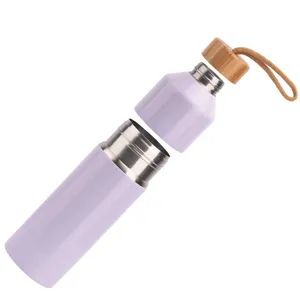 2 in 1 630ml Double Wall Insulation Water Bottle Drinks Bottle with Tea Infuser - Guangzhou Koodee Metal Co., Ltd. - China