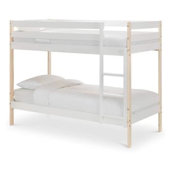 White Wood Bunk Bed Dormitory School Hotel Triple Bunk Beds for Kids - Hefei Craft Child Product Co., Ltd. - China