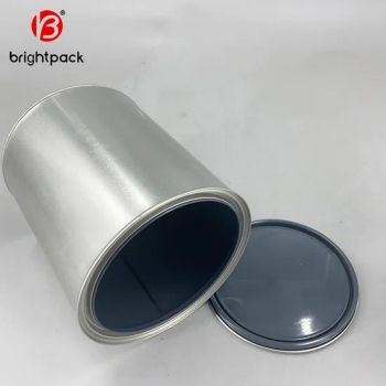 OEM Round Metal Tin for Paint, Resin and Chemical Storage Material Tin Model NO. Tin can Shape Square Shape Usage Chemical, - Wuxi Bright Packing Co., Ltd. - China