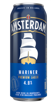 Amsterdam Mariner 50cl can Net Weight 0.5 L Delivery Form Can Color Pale Golden Body Medium To Full Packaging Often Sold - Dumilco Distribution Group - Netherlands