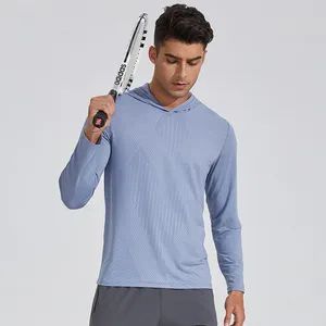 Men's Hiking Hoodie Shirts Lightweight Long Sleeve Workout Activewear Tops Fishing Sun Shirt - Xiamen Everwin International Trading Co., Ltd - China