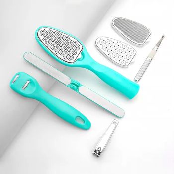 8PCS Manicure Pedicure Skin Care Nail Art Set Dead Hard Callus Remover Scraper Foot File Kit - ESHA CO., LIMITED. - China