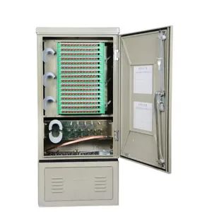 FTTH ExactCables Outdoor Fiber Cabinet Gray SMC Cold-Rolled Steel IP54 IP58 1Y 1000Plugs -45~80C - Ningbo Exactfiber Technology Co., Ltd. - China