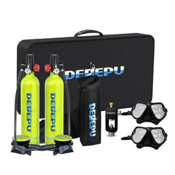 High Pressure Scuba Diving Tank 0.5L 4L Aluminum Air Cylinder for Underwater Breathing Equipment - Shenzhen Qida Technology Co., Limited - China