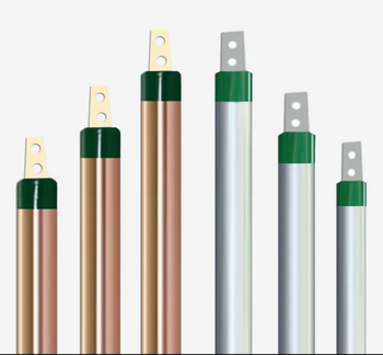 Chemical Earthing Electrode, GI (Galvanized Iron), 80 mm Diameter 80 mm Electrode Type Rod Length 2 m (6.5 ft) Pipe Wall Thickness 3 - Aspire Power Technologies/Ace Cable Engineering - India